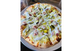 This is The Real Dill y'all-Sourdough Crust-Provolone/Mozzarella Cheese-Dill Aioli-King Cropp ...