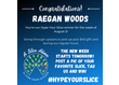 Drumroll please! Congratulations to Raegan Woods - our first #hypeyourslice winner in August